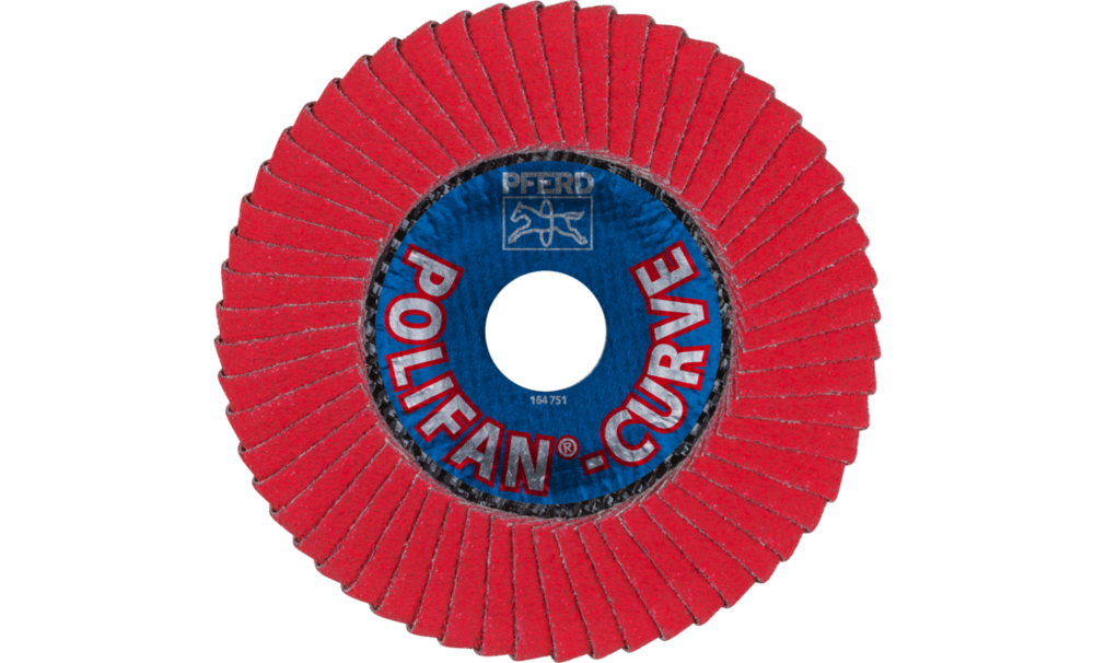 Lamelka tarcza listkowa 125 gr.60 metal/inox Pferd SGP CURVE