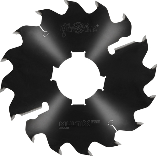 Piła HM MULTIX PRO Plus 0250x80x3,2/2,0/12+2z GM 4(20x6) do cięcia drewna świeżego na wielopiłach z dużym posuwem GLOBUS 23