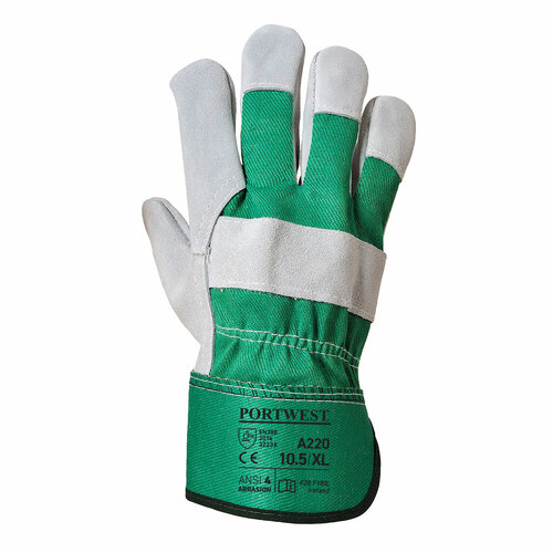 Rękawica Rigger Premium Chrom, kolor zielony, rozmiar XXXL 2