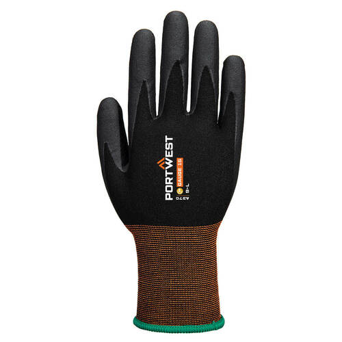 Rękawice GP Grip 15 z mikropianki nitrylowej, kolor czarny, rozmiar XXXL 2