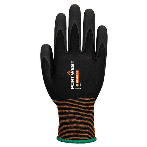 Rękawice GP Grip 18 Lateks piaskowany, kolor czarny, rozmiar XL 2