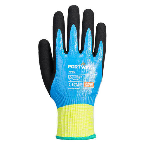 Rękawica antyprzecięciowa Aqua Cut Pro, kolor niebieski/czarny, rozmiar XXL 2