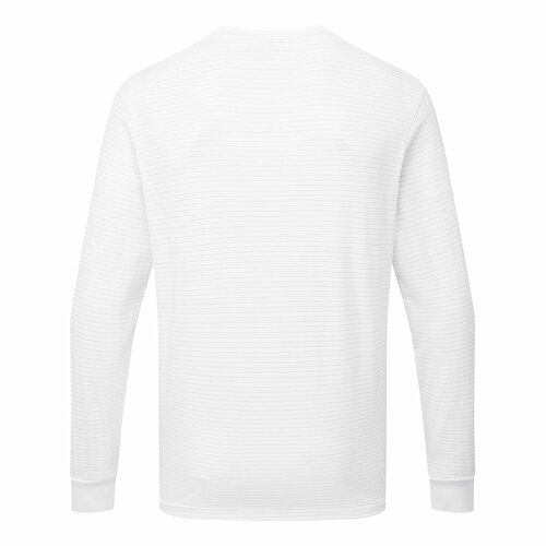 T-shirt antystatyczny ESD z długim rękawem, kolor biały, rozmiar M 2
