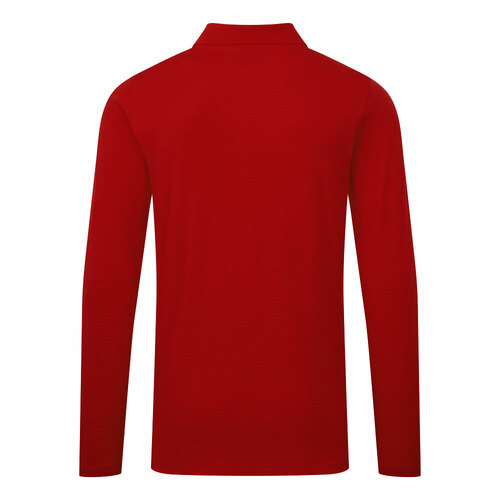 Anti-Static ESD Polo Shirt L/S, kolor głęboka czerwień, rozmiar XXL 2