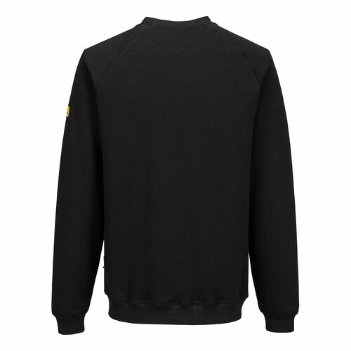 Bluza antystatyczna ESD, kolor czarny, rozmiar XXXL 2