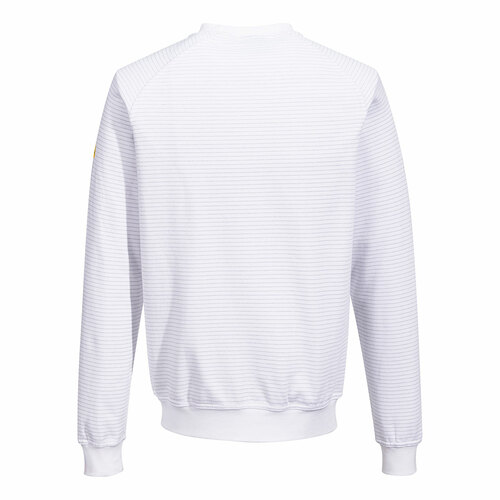 Bluza antystatyczna ESD, kolor biały, rozmiar L 2