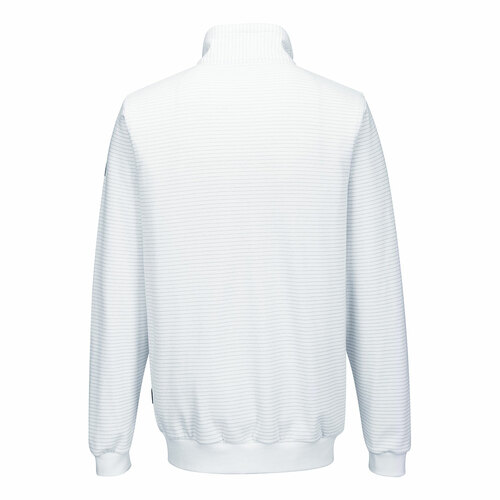 Bluza antystatyczna ESD, kolor biały, rozmiar L 2