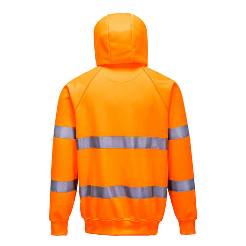 Bluza ostrzegawcza z kapturem, kolor pomarańczowy, rozmiar 4XL 2