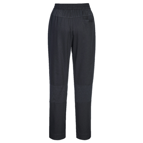 Spodnie robocze szefa kuchni Cotton Mesh Air, kolor czarny, rozmiar S 2