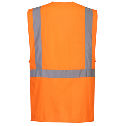 Kamizelka Hi-Vis Executive z kieszenią na tablet, kolor pomarańczowy, rozmiar XL 2