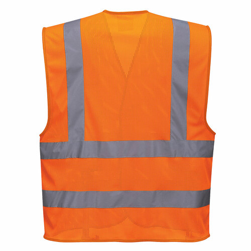 Kamizelka ostrzegawcza siatkowa pomarańczowa rozmiar 4XL/5XL Portwest C370ORR4X/5X 2