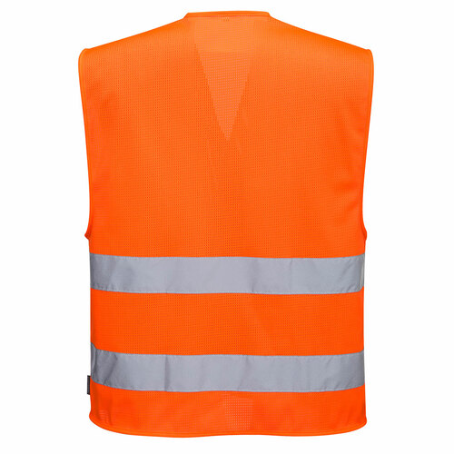 Kamizelka ostrzegawcza siatkowa pomarańczowa rozmiar 4XL/5XL Portwest C374ORR4X/5X 2
