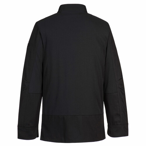 Bluza szefa kuchni Surrey z długim rękawem, kolor czarny, rozmiar XXXL 2