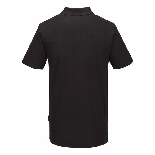 WX2 Koszulka Polo z krótkim rękawem, kolor czarny, rozmiar XXXL 2