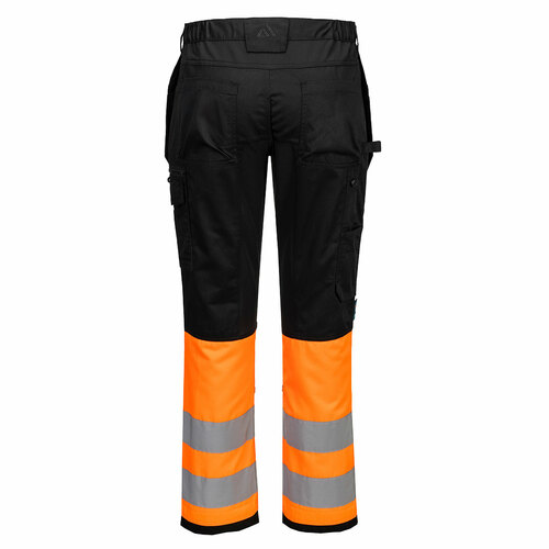 WX2 Eco Hi-Vis Holster Trouser Class 1, kolor pomarańczowy/czarny, rozmiar 34 2