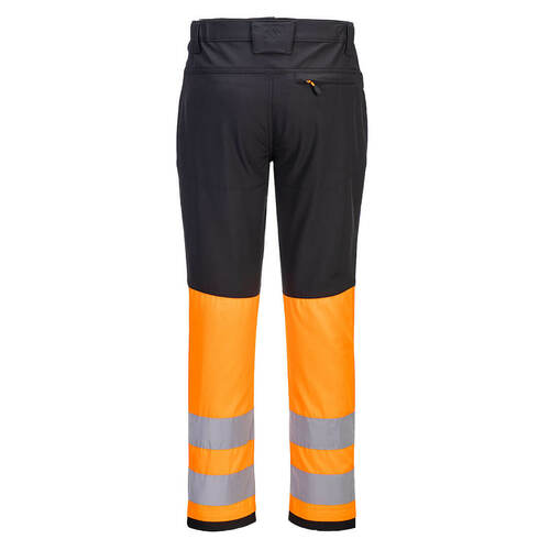 Spodnie robocze serwisowe WX2 Eco Hi-Vis klasy 1, kolor pomarańczowy/czarny, rozmiar 32 2
