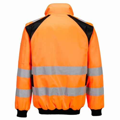 Kurtka pilotka ostrzegawcza WX2 3 w 1, kolor pomarańczowy/czarny, rozmiar XXL 2