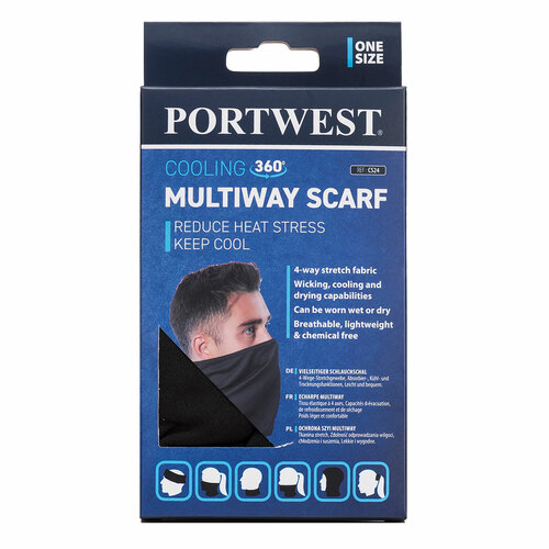 Ochrona szyi Multiway, kolor czarny 2