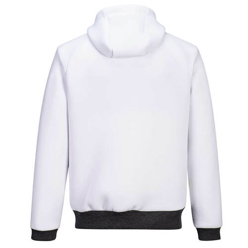 Bluza z kapturem DX4, kolor biały, rozmiar XXXL 2