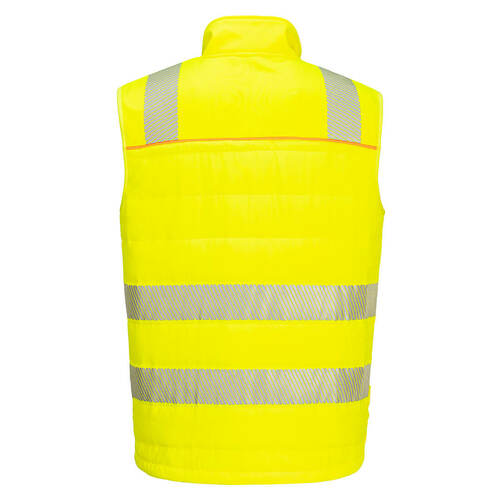 Kamizelka softshell DX4 Hi-Vis, kolor żółty/czarny, rozmiar 4XL 2