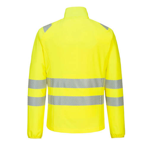 Bluza ostrzegawcza DX4, kolor żółty/czarny, rozmiar XL 2