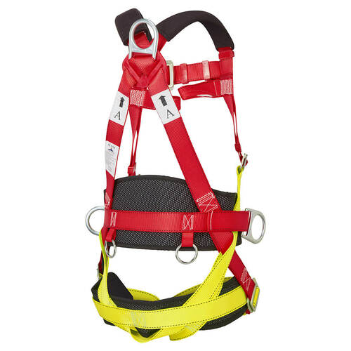 3-punktowe szelki Portwest Comfort Plus, kolor czerwony 2