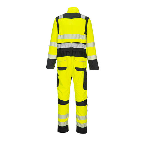Trudnopalny kombinezon multiochronny PW3 Modaflame, kolor żółty/czarny, rozmiar L 2