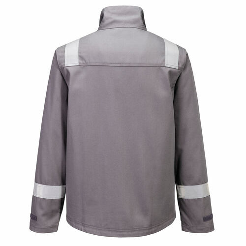 Bluza odporna na działanie chemikaliów, kolor szary, rozmiar L 2