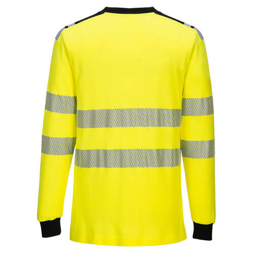 Trudnopalna koszulka multiochronna PW3 Modaflame Knit, kolor żółty/czarny, rozmiar S 2