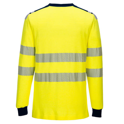 Trudnopalna koszulka multiochronna PW3 Modaflame Knit, kolor żółty/granatowy, rozmiar S 2