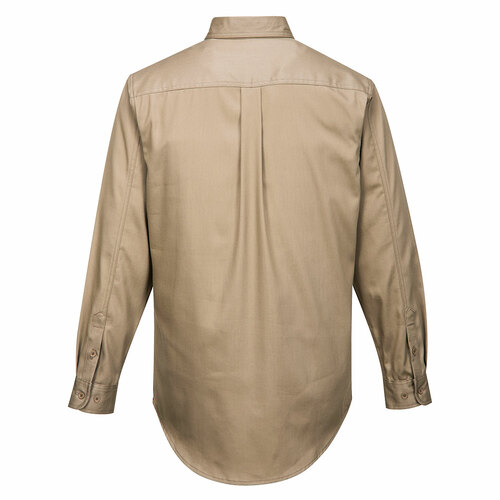 Koszula trudnopalna Bizflame 88/12, kolor khaki, rozmiar XL 2