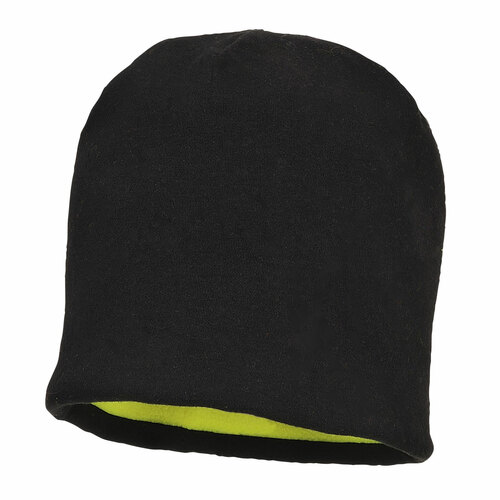 Odwracalna czapka ostrzegawcza Beanie, kolor żółty/czarny 2