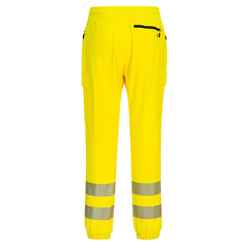 Spodnie robocze ostrzegawcze PW3 Flexi Jogger, kolor żółty/czarny, rozmiar L 2