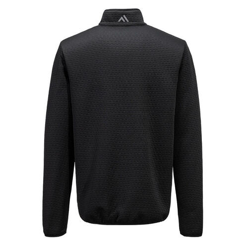 Bluza teksturowana KX3 z zamkiem 1/4, kolor czarny, rozmiar XXXL 2
