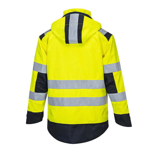 Kurtka Modaflame Multi Norm Arc, kolor żółty/granatowy, rozmiar XXXL 2