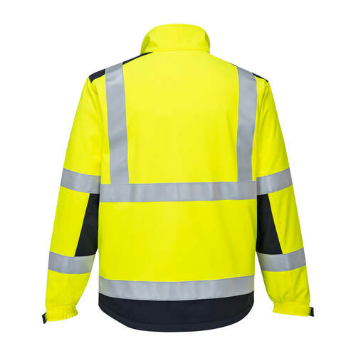 Softshell Modaflame Multi Norm Arc, kolor żółty/granatowy, rozmiar L 2