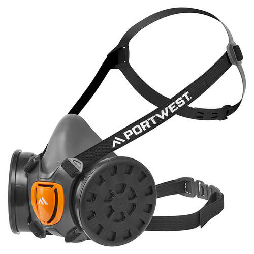 Zestaw półmasek TPR (z filtrami P3), kolor szary, rozmiar S/M 2
