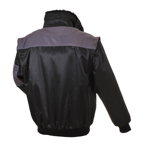 Kurtka pilotka 4 w 1, kolor czarny/szary, rozmiar XXXL 2