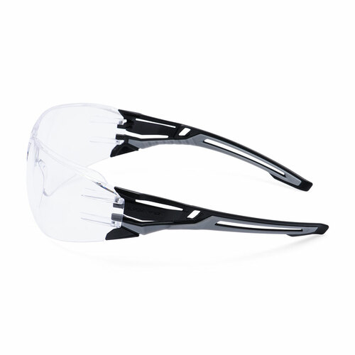Okulary ochronne Wraparound Plus w kolorze antracytowym, kolor przezroczysty 2