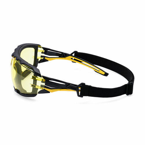 Okulary ochronne Wraparound Plus w kolorze antracytowym, kolor bursztynowy 2