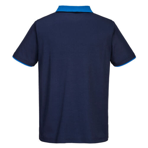 Koszulka Polo PW2, kolor granat/niebieski, rozmiar XXL 2