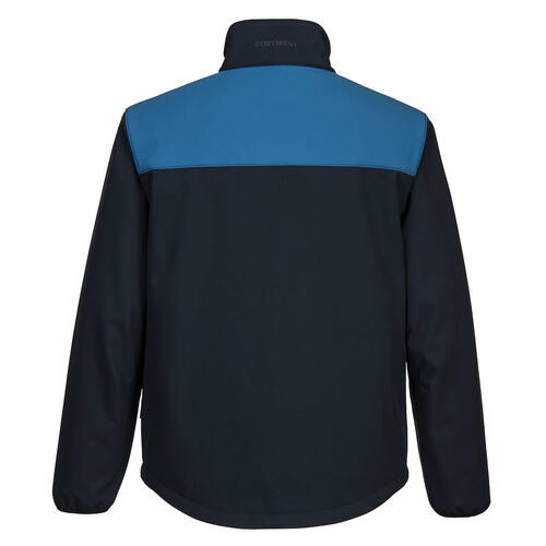 Kurtka softshell PW2 (2L), kolor granat/niebieski, rozmiar S 2