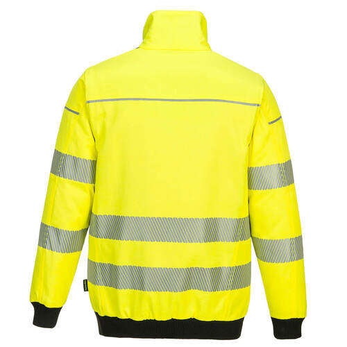 Kurtka pilotka ostrzegawcza PW3 3 w 1, kolor żółty/czarny, rozmiar XL 2