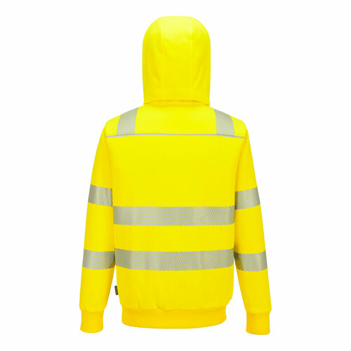 PW321 Bluza zimowa ostrzegawcza, zapinana na zamek błyskawiczny, kolor żółty, rozmiar 4XL 2