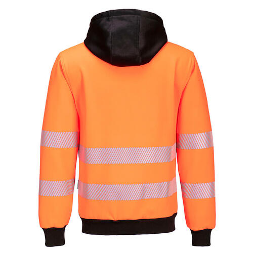 Bluza ostrzegawcza PW3 z kapturem, kolor pomarańczowy/czarny, rozmiar 5XL 2