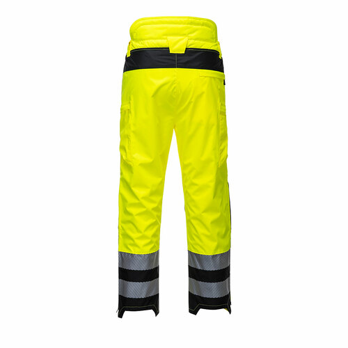 Spodnie robocze ostrzegawcze PW3 Extreme, kolor żółty/czarny, rozmiar XXXL 2