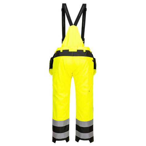Ogrodniczki ostrzegawcze PW3 Hi-Vis Rain, kolor żółty/czarny, rozmiar L 2