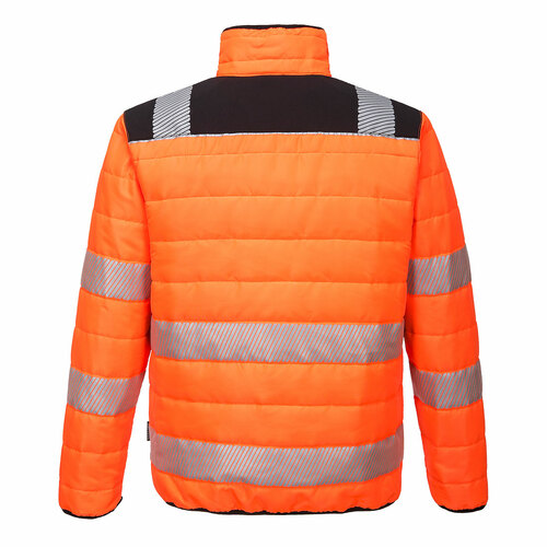 Kurtka ostrzegawcza PW3 Baffle, kolor pomarańczowy/czarny, rozmiar 5XL 2