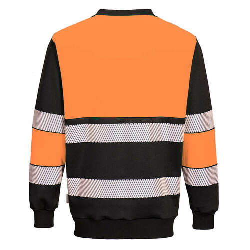 Bluza ostrzegawcza PW3 - klasa 1, kolor pomarańczowy/czarny, rozmiar XL 2