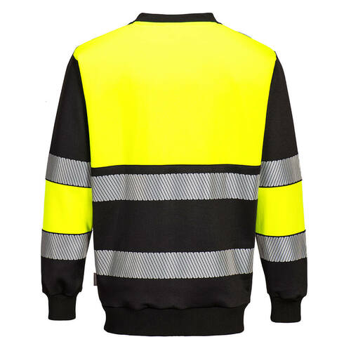 Bluza ostrzegawcza PW3 - klasa 1, kolor żółty/czarny, rozmiar S 2